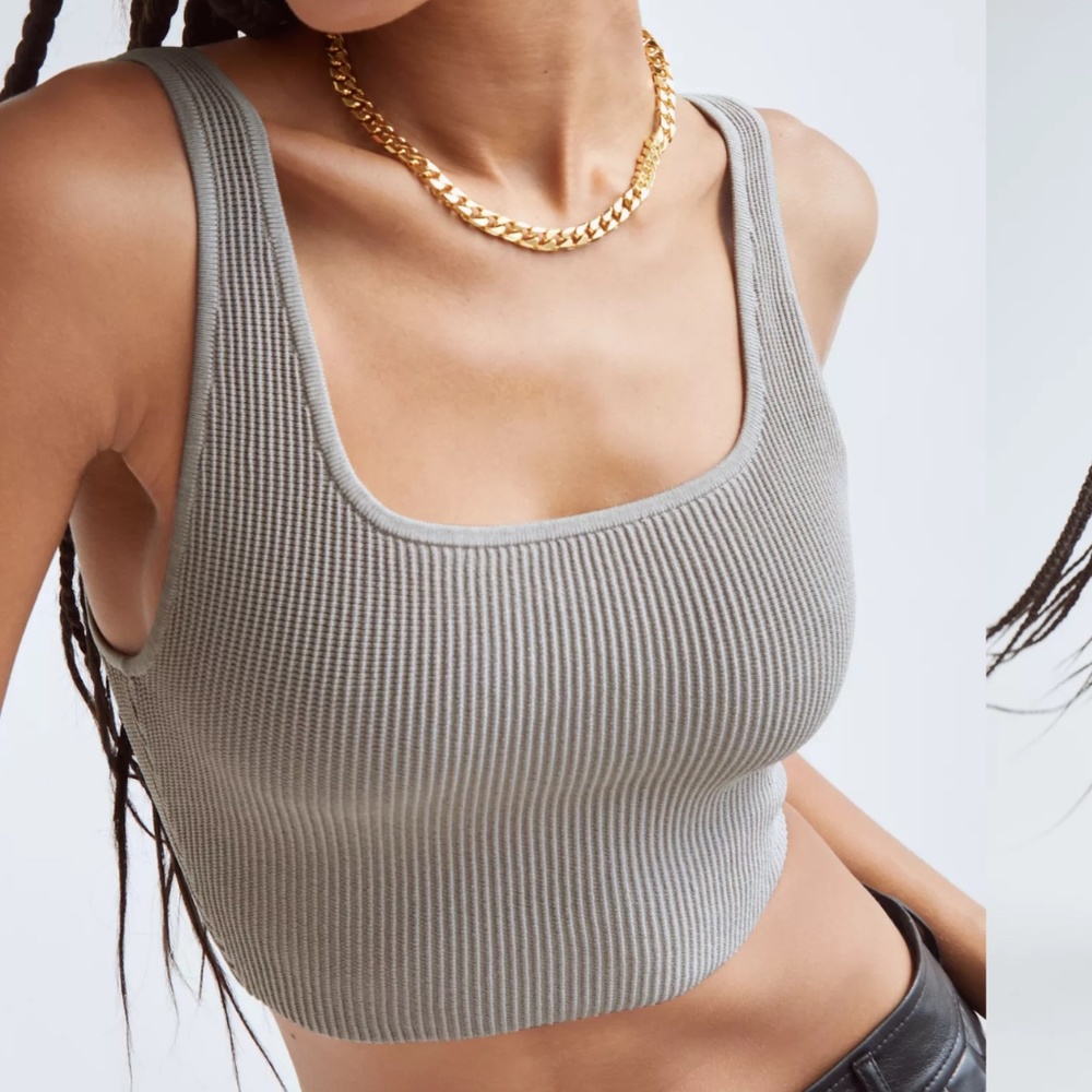 Babaton by Aritzia Sculpt Knit Cropped Tank